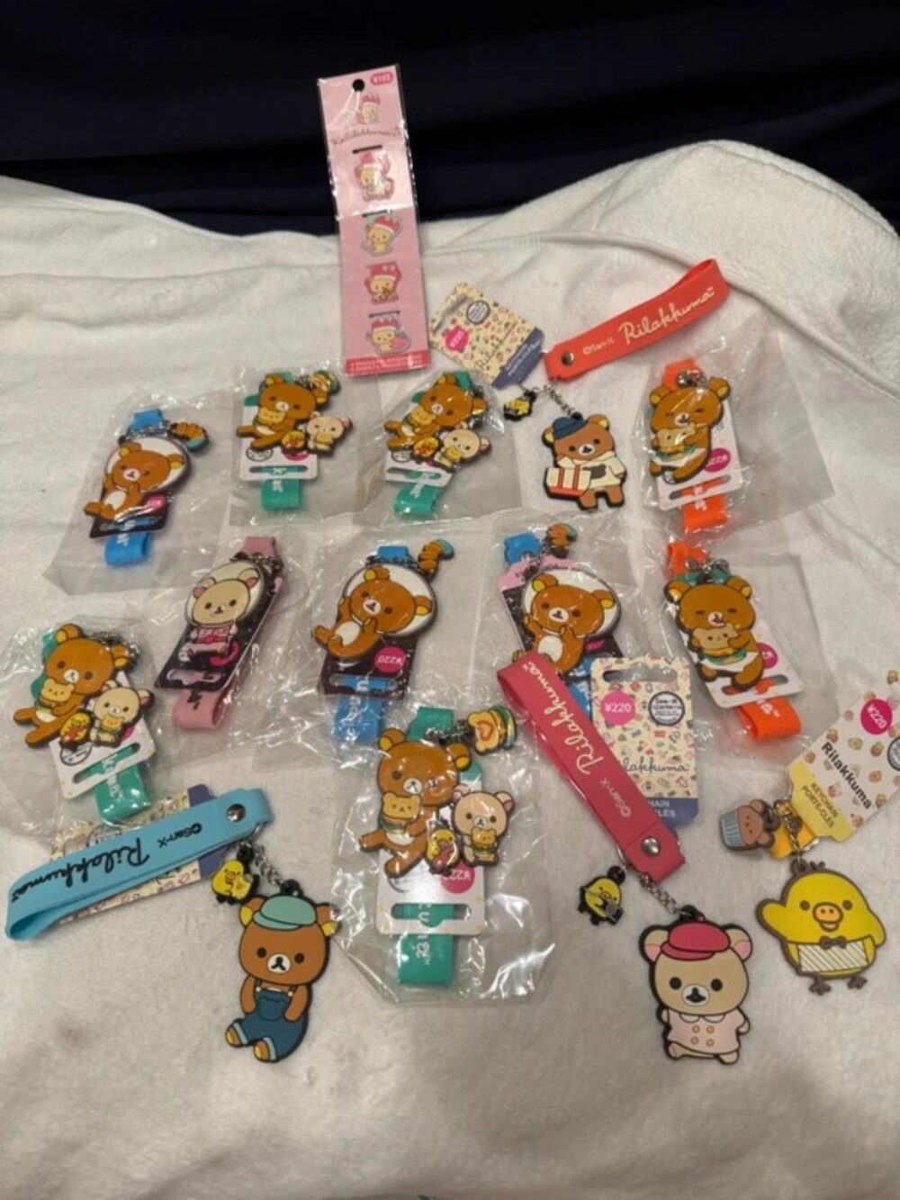 Rilakkuma San-X Keychain & Strap Collection Lot Kawaii Japan
